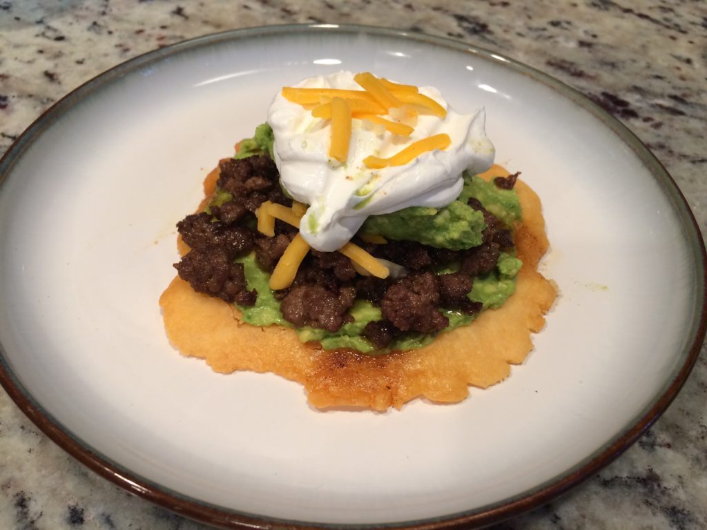 Keto tostada